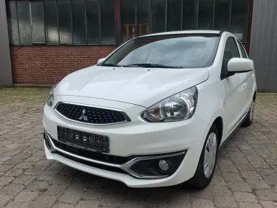 Gebraucht Mitsubishi Space Star Basis 71 PS (52 kW) 2019 Weiß Kleinwagen