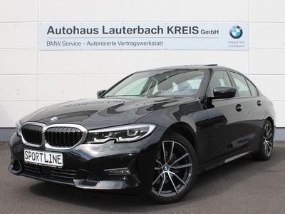 Schwarz Gebraucht 2020 BMW 320 Sport Line Limousine | 28.500 € (Teuer)