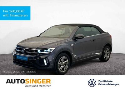 Gebraucht VW T-Roc Cabriolet R-line 150 PS (110 kW) 2024 Rauchgrau metallic Cabrio