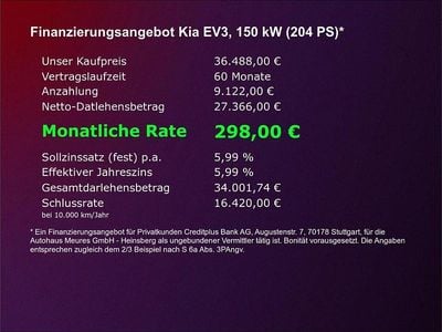 Weiss Gebraucht 2025 Kia EV3 Earth SUV | 36.488 € (Etwas zu teuer)