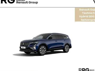 Ny Renault Espace Techno 200 HK (147 kW) 2026 Blå SUV