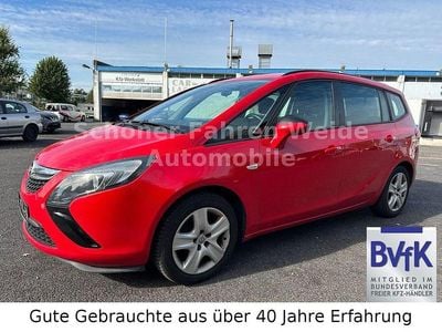 Gebraucht Opel Zafira Tourer Edition 136 PS (100 kW) 2016 Rot Van / Kleinbus
