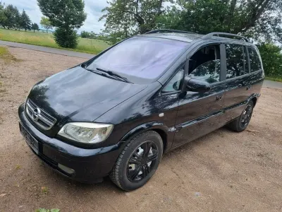 Gebraucht Opel Zafira 147 PS (108 kW) 2004 Schwarz Van / Kleinbus