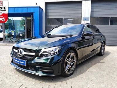 Gebraucht Mercedes C220 AMG line 194 PS (142 kW) 2018 Grün (smaragdgrünmet.) Limousine