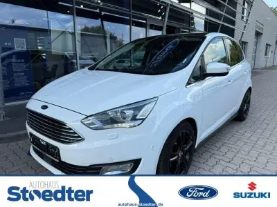 Gebraucht Ford C-MAX Titanium 150 PS (110 kW) 2018 Weiß Van / Kleinbus
