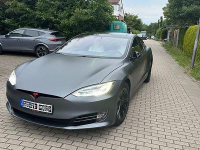 Gebraucht Tesla Model S Performance 386 kW (525 PS) 2018 Blau Kleinwagen