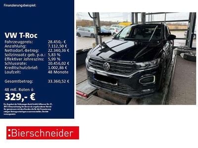 Gebraucht VW T-Roc R-line 190 PS (139 kW) 2022 Schwarz SUV