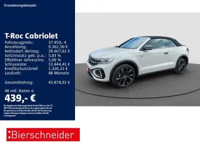Gebraucht VW T-Roc Cabriolet Karmann 150 PS (110 kW) 2025 Grau Cabrio