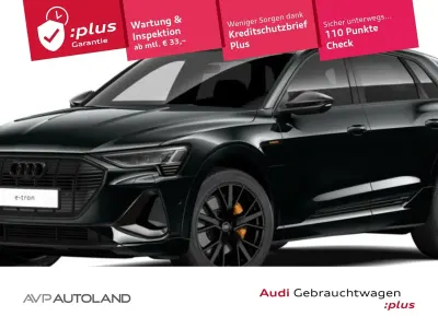 Brugt Audi e-tron S-Line 300 kW (408 HK) 2022 Sort SUV