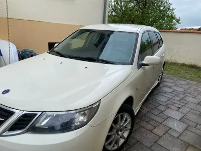 Używany Saab 9-3 Linear 120 KM (88 kW) 2009 Biały Kombi