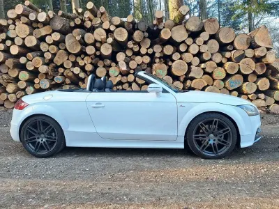 Gebraucht Audi TT Roadster S-Line 280 PS (205 kW) 2010 Weiß Cabrio
