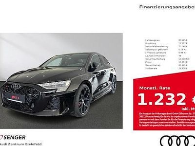 Nuova Audi RS3 Sport 400 CV (294 kW) 2026 Nero Berlina