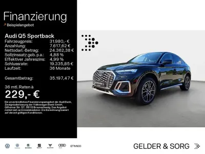 Używany Audi Q5 Sportback Ambiente 286 KM (210 kW) 2022 Czarny SUV