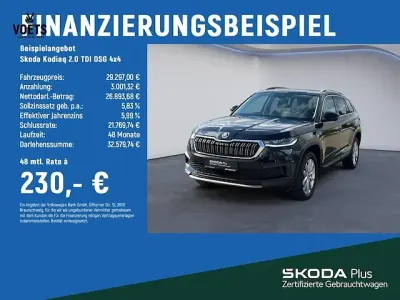 Gebraucht Skoda Kodiaq Style 150 PS (110 kW) 2022 Schwarz SUV