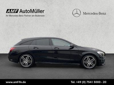 Lack kosmosschwarz Gebraucht 2019 Mercedes CLA200 Shooting Brake AMG line Kombi | 18.665 € (Etwas zu teuer)