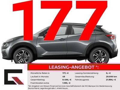 Neu Nissan Juke N-Connecta 114 PS (83 kW) 2025 Grau (gun metallic (m)) SUV