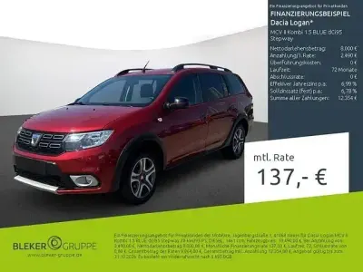 Gebraucht Dacia Logan MCV Stepway 95 PS (69 kW) 2020 Rot Kombi