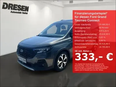Neu Ford Grand Tourneo Connect Active 122 PS (89 kW) 2026 Grau Van / Kleinbus