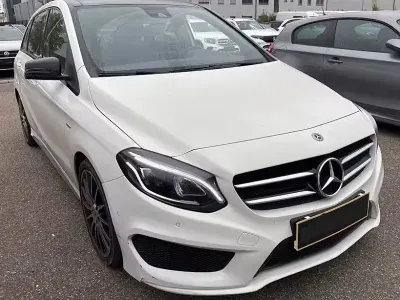 Brugt Mercedes B220 AMG 177 HK (130 kW) 2018 Hvid MPV