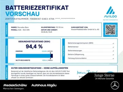 Gebraucht Mercedes EQA250 139 kW (190 PS) 2022 Kosmosschwarz (metallic) SUV