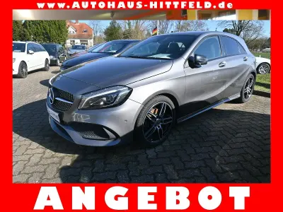 Brugt Mercedes A180 AMG line 122 HK (89 kW) 2017 Grå Sedan