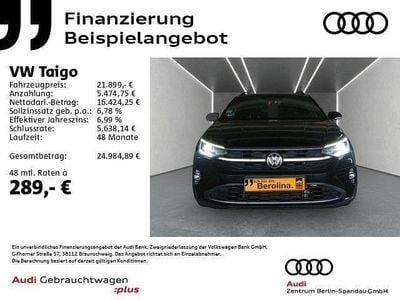 Gebraucht VW Taigo R 150 PS (110 kW) 2023 Schwarz SUV