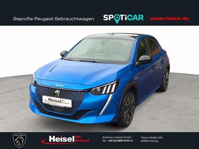 Gebraucht Peugeot e-208 GT 100 kW (136 PS) 2021 Blau Kleinwagen