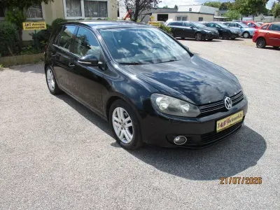 Gebraucht VW Golf VI Comfortline 110 PS (80 kW) 2008 Schwarz Kleinwagen