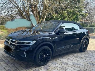 Gebraucht VW T-Roc Cabriolet R-line 150 PS (110 kW) 2025 Schwarz Cabrio