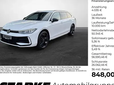 Neu VW Passat R-line 150 PS (110 kW) 2026 Weiß Kombi