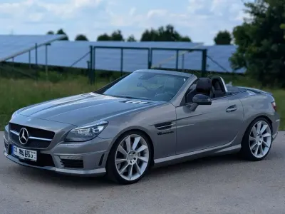 Gebraucht Mercedes SLK55 AMG AMG 421 PS (309 kW) 2012 Silber Cabrio