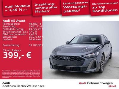 Grau (daytonagrau perleffekt) Gebraucht 2025 Audi A5 S-Line Kombi | 48.490 € (Fairer Preis)