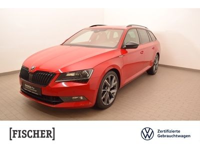 gebraucht Skoda Superb Combi 2.0TSI 4x4 DSG Sportline Xenon Navi AHK Rear View ACC