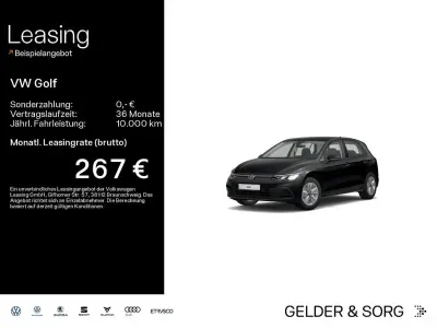 Usata VW Golf VIII Life 131 CV (96 kW) 2023 Nero Berlina