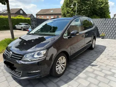 Gebraucht VW Sharan Comfortline 184 PS (135 kW) 2017 Schwarz Van / Kleinbus