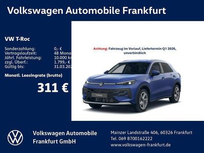 Neu VW T-Roc Style 116 PS (85 kW) 2026 SUV