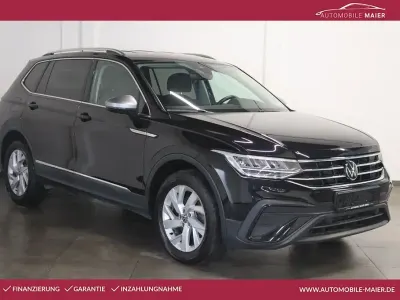 Gebraucht VW Tiguan Allspace Life 150 PS (110 kW) 2021 Deep black perleffekt SUV