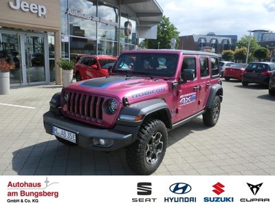 gebraucht Jeep Wrangler Unlimited Rubicon MY22 Plug-In Hybrid 4xe Allwetter Navi Leder Soundsystem LED