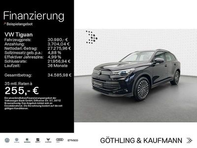 Gebraucht VW Tiguan Life 131 PS (96 kW) 2024 Deep black perleffekt SUV