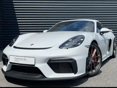 Gebraucht Porsche 718 Cayman GT4 420 PS (308 kW) 2019 Carraraweißmetallic Coupé