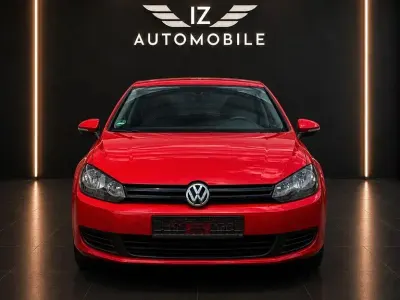 Gebraucht VW Golf VI Trendline 80 PS (58 kW) 2009 Rot Kleinwagen