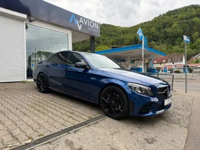 Gebraucht Mercedes C400 AMG line 333 PS (244 kW) 2018 Blau Limousine