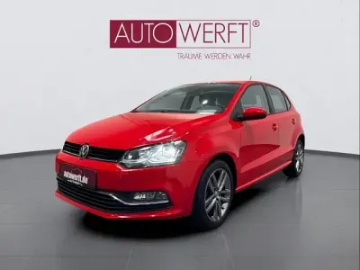 Gebraucht VW Polo Beats 90 PS (66 kW) 2017 Rot Kleinwagen