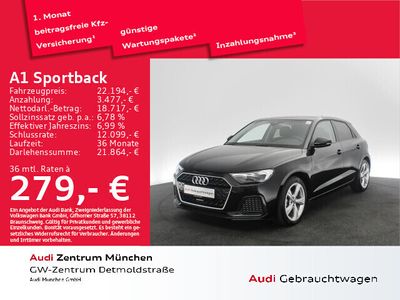 gebraucht Audi A1 Sportback A1 Sportback Advanced 25 TFSI S tronic advanced Navi+/LED