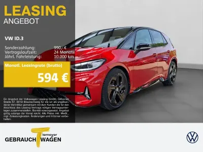 Gebraucht VW ID.3 GTX 210 kW (286 PS) 2024 Rot Kleinwagen