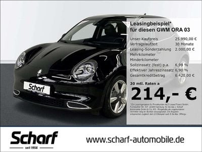 Schwarz Neu 2025 Ora 03 Kleinwagen | 23.390 € (Guter Preis)