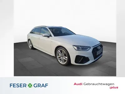 Gebraucht Audi A4 S-Line 265 PS (194 kW) 2023 Gletscherweiß metallic Kombi