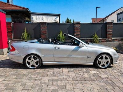 Brugt Mercedes CLK500 Avantgarde 306 HK (225 kW) 2003 Sølv Cabriolet