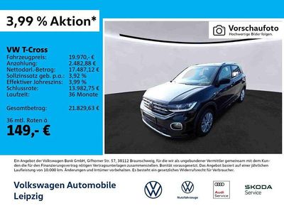 Gebraucht VW T-Cross Style 110 PS (80 kW) 2022 Schwarz SUV