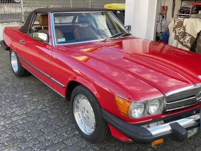 Gebraucht Mercedes 560 231 PS (169 kW) 1989 Rot Cabrio